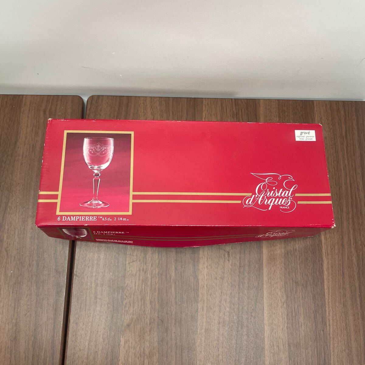 「2FW211」ワイングラス 1箱6個在中 長期保管未使用 6 DAMPIERRE 小サイズ(240828)拍卖