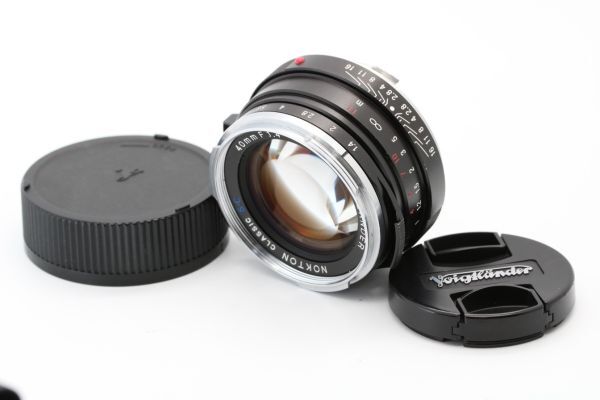 ★極上品★ Voigtlander フォクトレンダー NOKTON classic 40mm F1.4 S・C VM 【LEICA ライカ Mマウント】 #04141拍卖