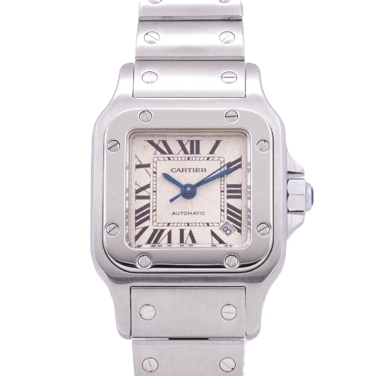 カルティエ Cartier サントス ガルベ W20054D6 Cartier Santos 自動巻き 腕時計 レディース シルバー拍卖
