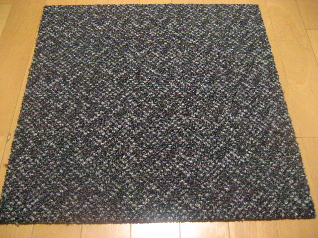 日本製タイルカーペット(10枚)厚み約8mm(1612)在庫50枚・1枚230円~拍卖