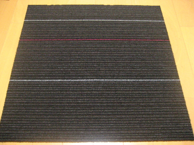 日本製タイルカーペット(10枚)厚み約6.5mm(1625)在庫32枚・1枚210円~拍卖