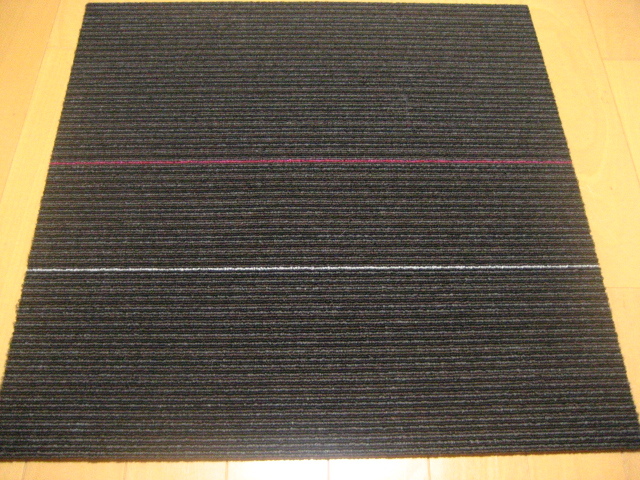日本製タイルカーペット(16枚)厚み6.5mm(1627)・1枚210円~拍卖