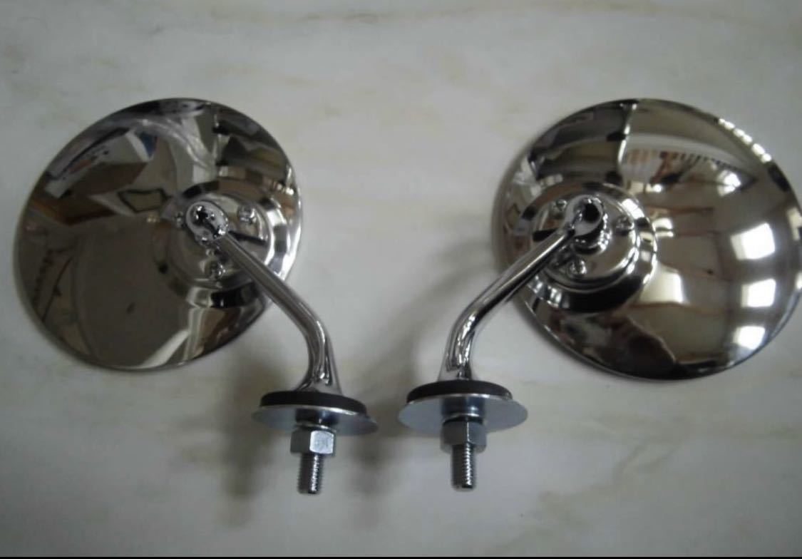 旧車用フェンダーミラー左右セット新品。昭和レトロ当時高速有鉛サニーケンメリハコスカカローラ拍卖