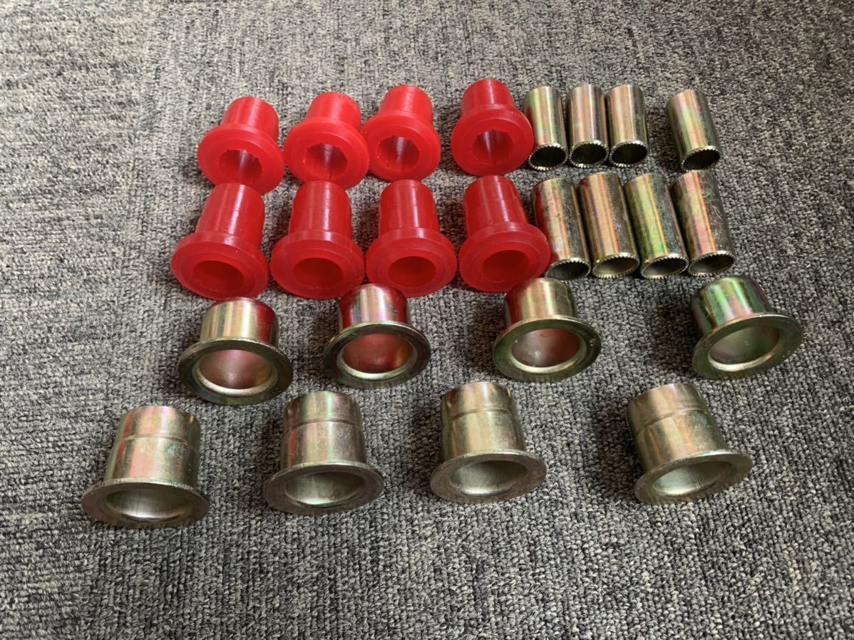 55〜57ベルエア58〜64インパラ エナジーフロントアームブッシュセットレッド新品。 シボレー エルカミーノ拍卖