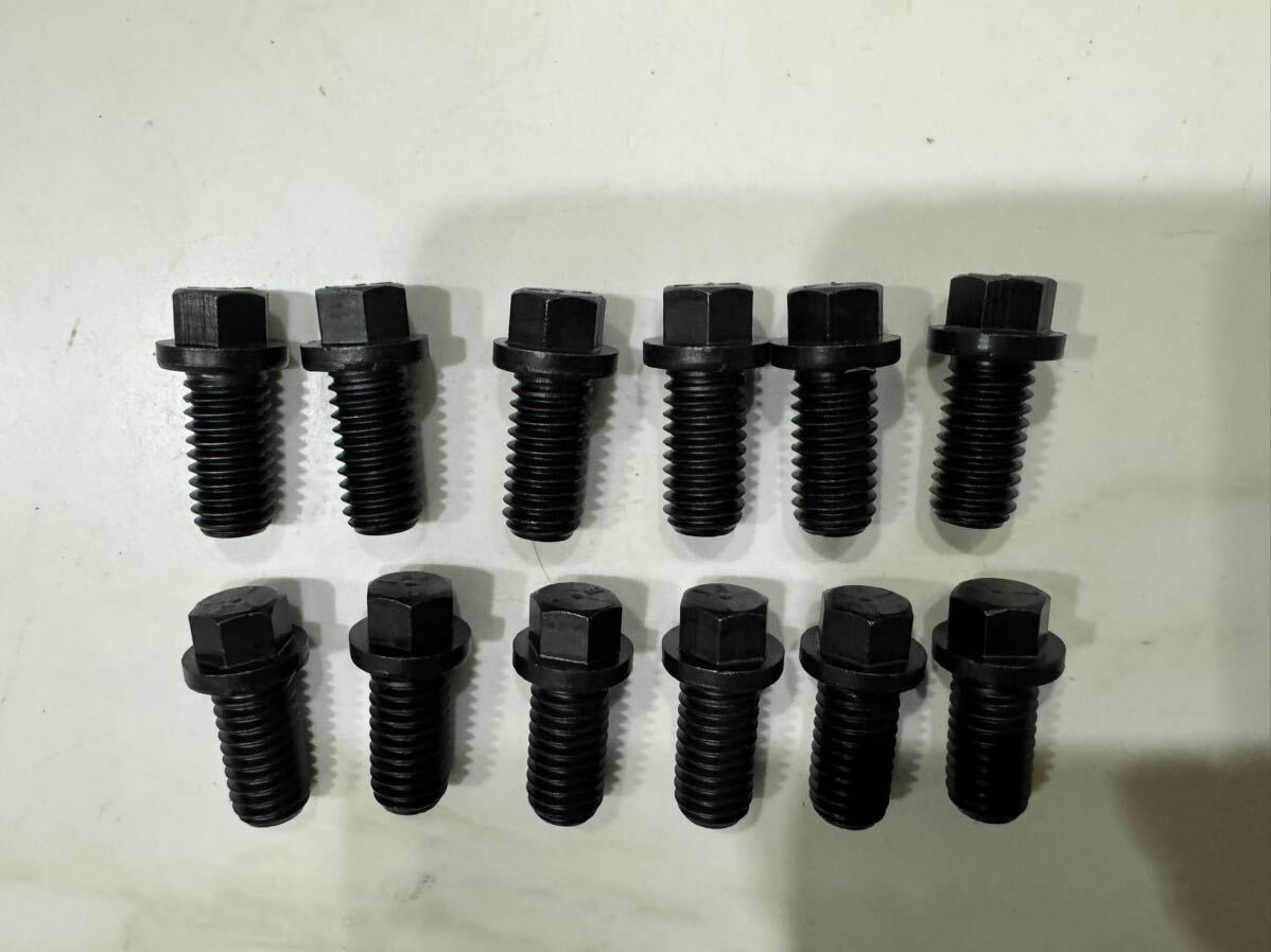 シボレーへダースボルトセットブラックOxide, Reduced Hex Head, 3/8 in.-16, 0.750 in. Length12本セットインパラベルエアカマロシェベル拍卖