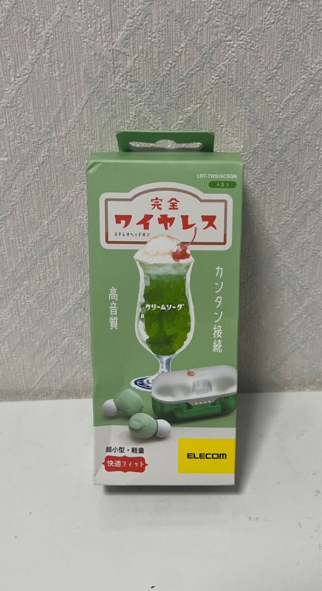 709i2408 エレコム ワイヤレスイヤホン bluetooth レトロ メロン色 AAC対応 Bluetooth5.3 連続再生5時間 低遅延 LBT-TWS16CSGN拍卖