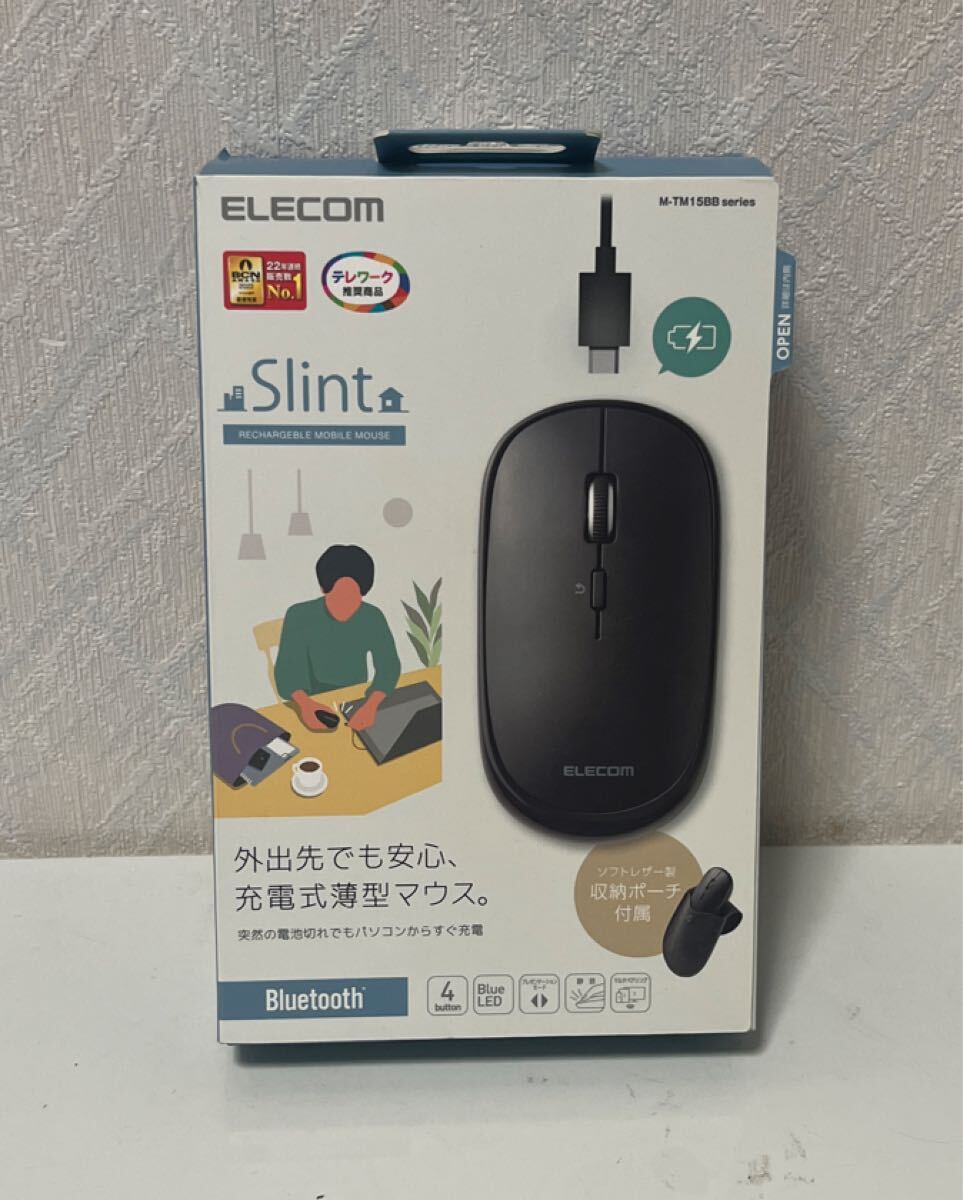 709i2419 エレコム M-TM10BBBK/EC Slint Bluetooth ワイヤレスマウス 薄型28mm 静音4ボタン プレゼンモード対応 Windows拍卖