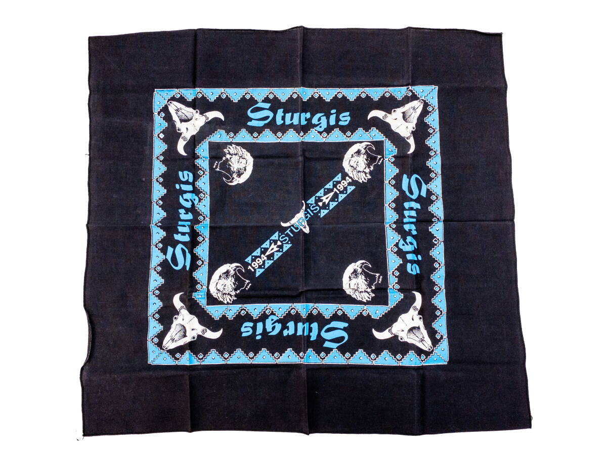 3Q売切!税無し◇【USA買付】STURGIS 1994 バンダナ★スタージス★アメリカン★オートバイ★検ハーレー★★0917-4拍卖