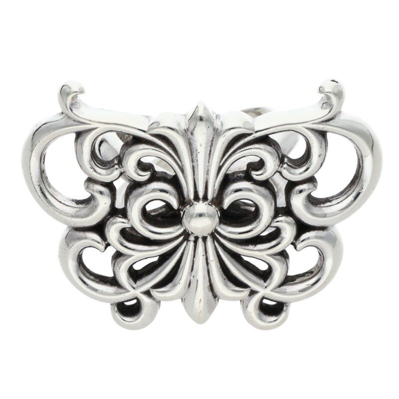 クロムハーツ サイズ:11号 RNG CH+KH バタフライ ケイトハドソンシルバーリング 中古 SJ02拍卖