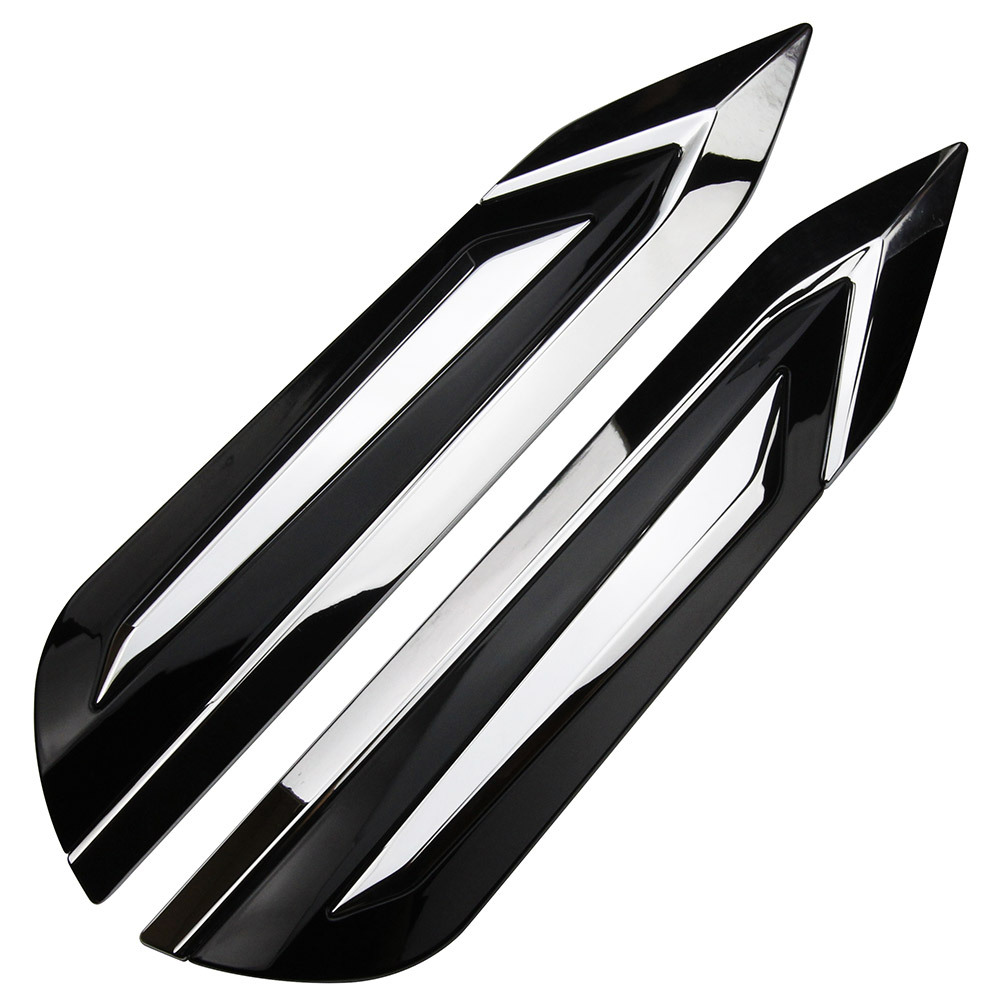 アルファード/ヴェルファイア40系 エアダクト サイドパネル ガーニッシュ ピアノ+鏡面メッキ仕上げ 2P@拍卖