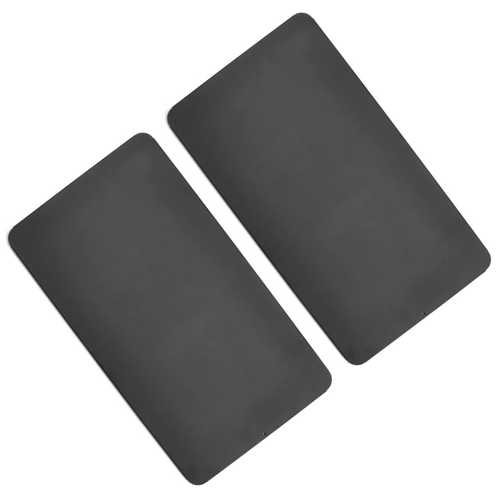 フィールドラック天板 テーブルトップ 34x59cm アウトドア コンパクトデザイン2枚組 ブラック拍卖