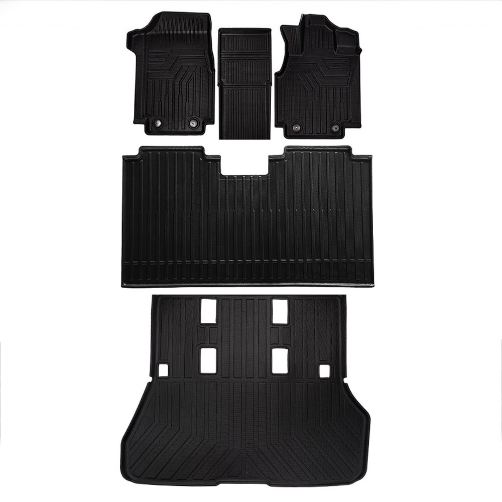 日産 セレナC28 3Dフロアマット ガソリン車専用 1列目+2列目+ラゲッジマット 立体カーマット TPE素材 1台分拍卖