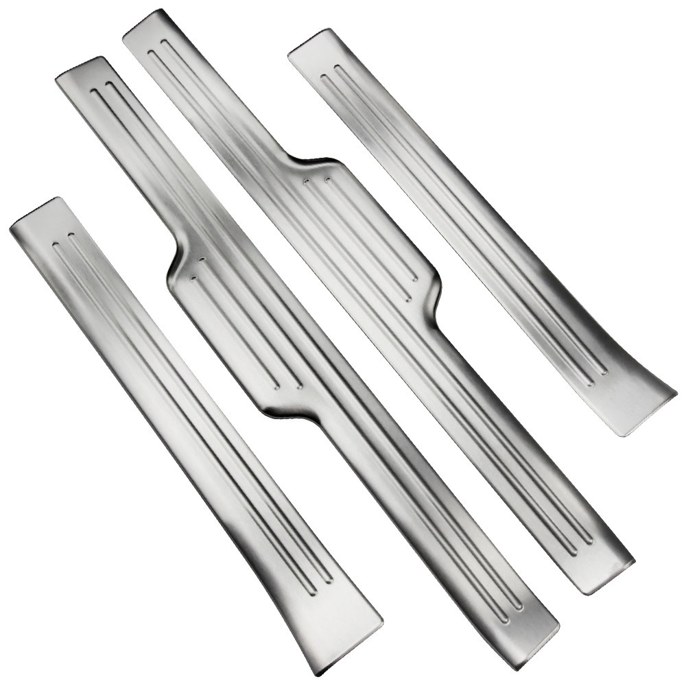 ホンダ WR-V DG5系 スカッフプレート 304ステンレス製 ドアステップガード シルバー 車体保護拍卖