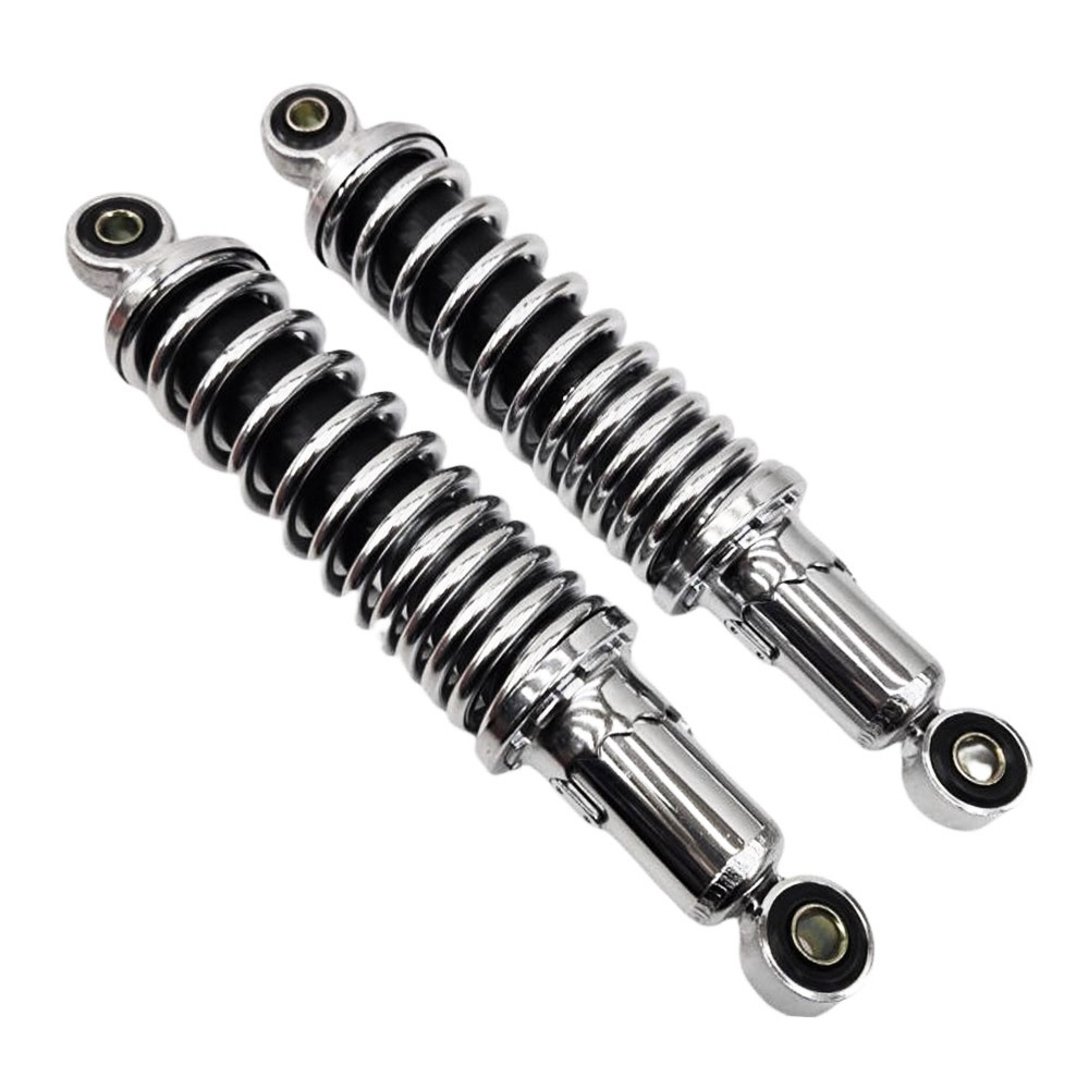 リアサスペンション リアショック 280mm リヤサス 5段階式スプリングプリロード モンキー Z50J ゴリラ AB27 メッキ ホンダ@拍卖