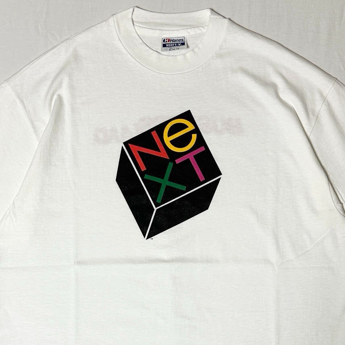 美品 80's〜90's NeXT Software Inc. Computer スティーブジョブズ Tシャツ XL Hanes 青タグ Apple bruce weber 企業 野村訓市 ビンテージ拍卖