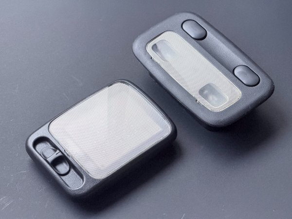 【流用に最適】 S15 シルビア スペックR ルームランプ 前後セット マップランプ 室内灯 黒 S13 S14 180SX R32 R33 R34 日産 内装 silvia①拍卖