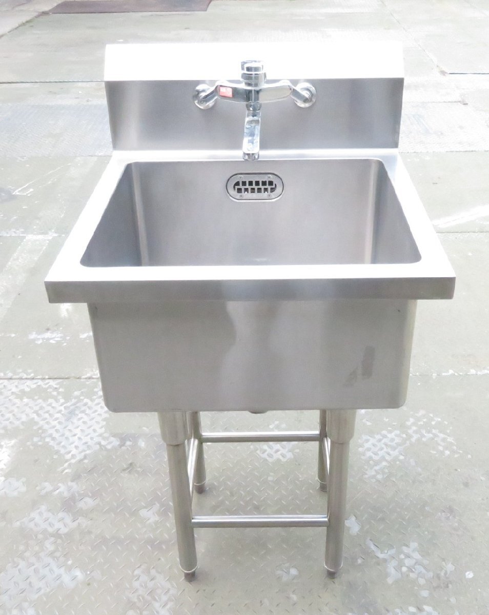 業務用1槽シンク・流し台 幅600×奥600×高850(+230) MT2508291231拍卖