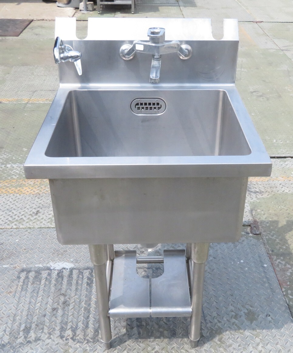 業務用1槽シンク・流し台 幅600×奥600×高850(+230) MT2508291213拍卖
