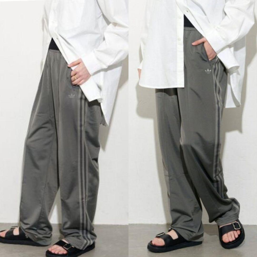 常田大希着用色違い☆完売品 アディダスオリジナルスベッケンバウアートラックパンツジャージグレー灰色Sサイズ男女兼用メンズレディース拍卖