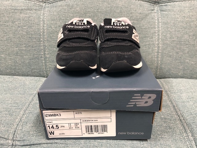 ニューバランス 996 kID’S 14.5cm IZ996BK3拍卖