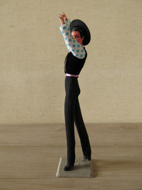 【中古品】フラメンコ人形 男性 ダンサー ロゴマークあり 拍卖