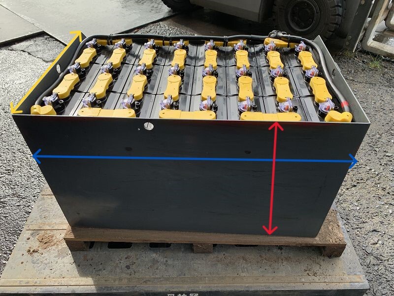 (2020年)GSユアサ VCD4BN-48V 充電済中古バッテリーフォークリフト ソーラー オフグリッド 拍卖