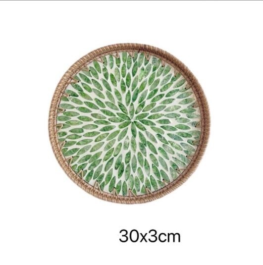 新作ラタントレイ ラタン 籐 トレー トレイ ディスプレイトレイ ティートレイ カフェトレイ プレート お盆 おぼん 小物入れ拍卖