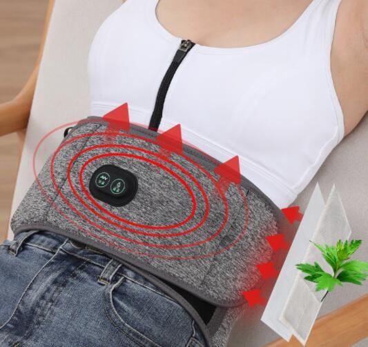 新作 大人気3段階温度調整 電熱腰ベルト 振動3階段 電熱腰サポーター 電気腰パッド ホットパッド 遠赤外線 腰用ホットサポーター拍卖