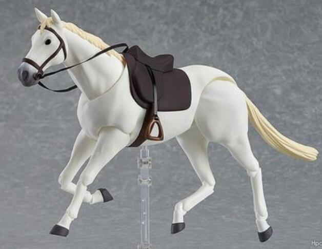 新作人気推薦白色 素体戦馬 可動フィギュア ボックス入りディスプレイモデル拍卖