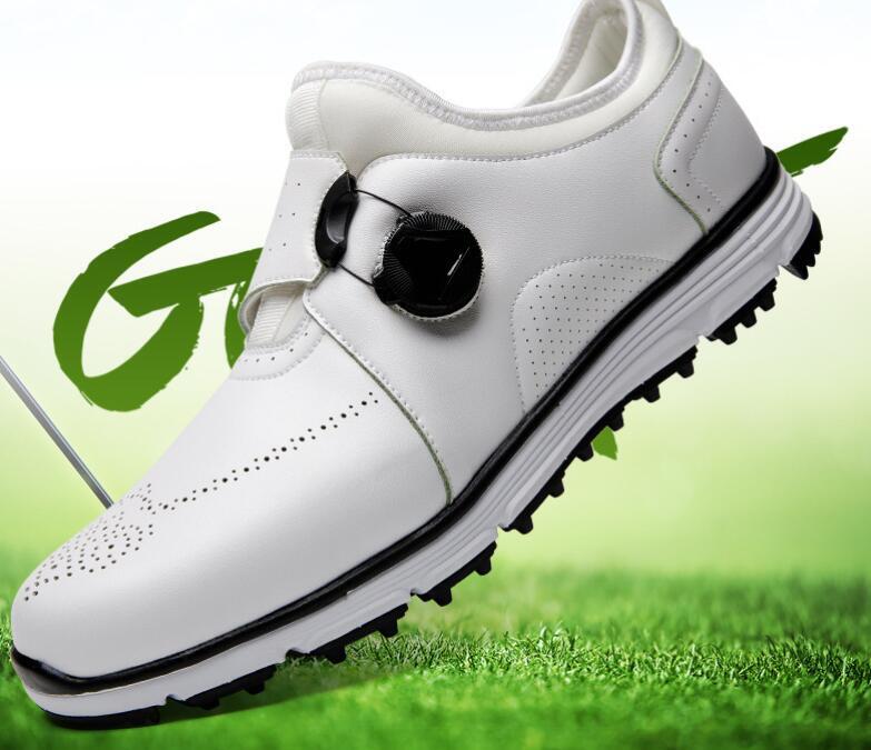 新作 ゴルフシューズ メンズ スニーカー 強いグリップ スパイク靴 ソフトスパイク アウトドアフシューズ 防水 防滑 耐磨 25~27.5cm拍卖