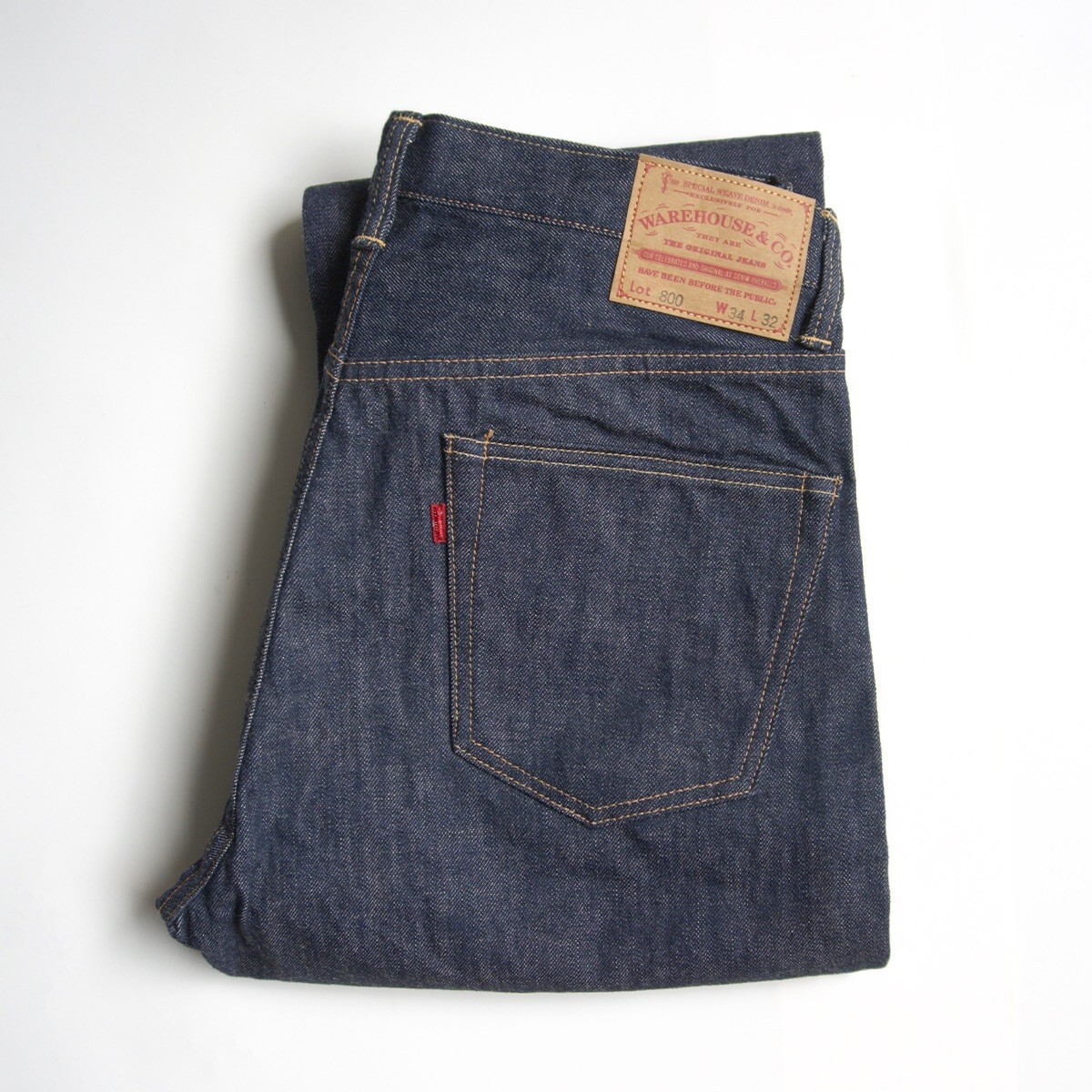 【濃紺】 WAREHOUSE 【LOT800 デニム パンツ】36×32 ウエアハウス 濃紺 インディゴ 25090129拍卖