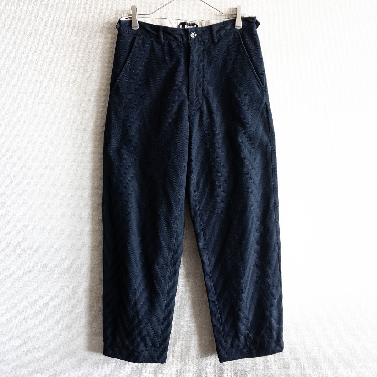 【極美品】AUBERGE【SINATRA W】40 ヘリンボーンパンツ オーベルジュ 25090505拍卖