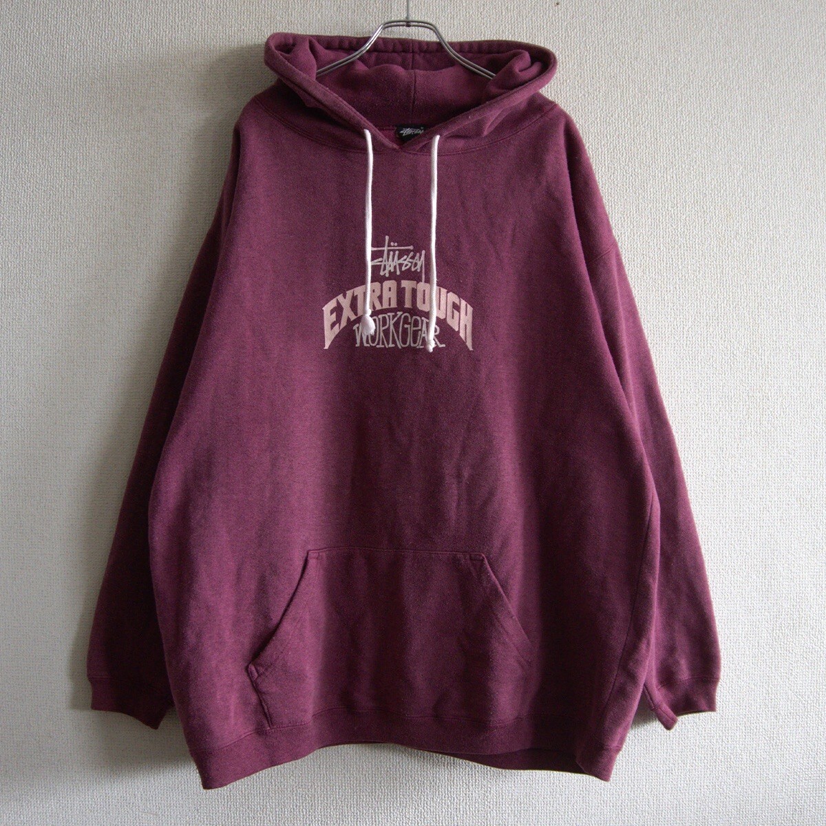 【80s】OLD STUSSY【プルオーバー パーカー】 ステューシー オールド フーディ 黒タグ 古着 25090651拍卖