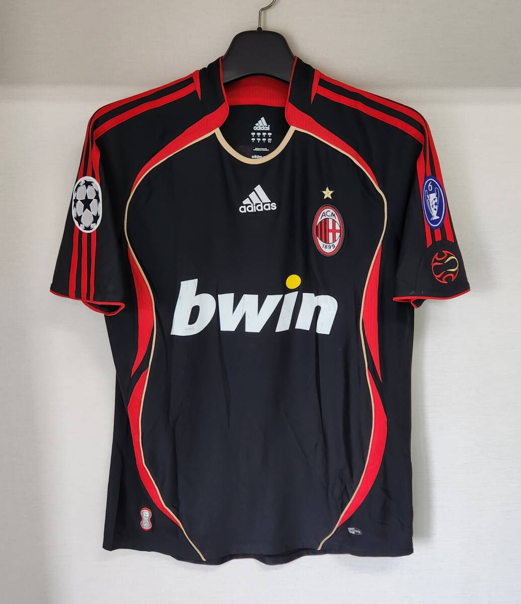 06-07 ACミラン AC Milan ACM(3rd)#3 マルディーニ MALDINI adidas正規 UEFA仕様 M拍卖