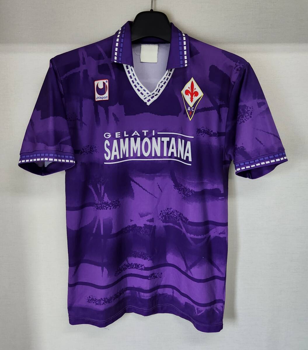 94-95 フィオレンティーナ Fiorentina ACF(H)#9 ガブリエル・バティストゥータ lotto正規 セリエA M-2拍卖