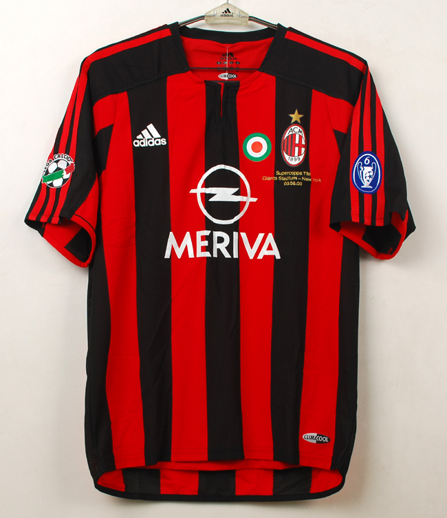 03-04 AC MIlan ACミラン(H)#.10 ルイ・コスタ Rui COSTA 2003 USA スーパーカップ adidas S拍卖