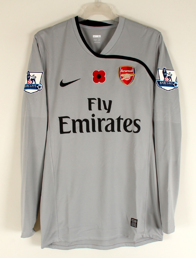 08-09アーセナル Arsenal AFC(GK)#1 マヌエル・アルムニア ALMUNIA nike プレミアリーグ仕様 XXL拍卖