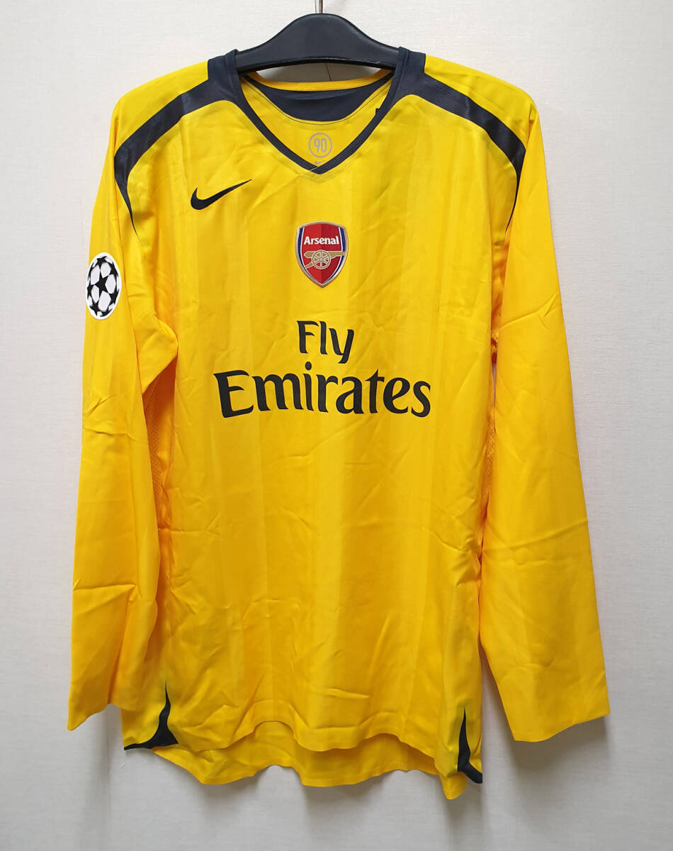 06-07 アーセナル Arsenal FC AFC(A)#14 アンリ HENRY 選手用長袖 NIKE正規 UEFA CL仕様 XXL拍卖