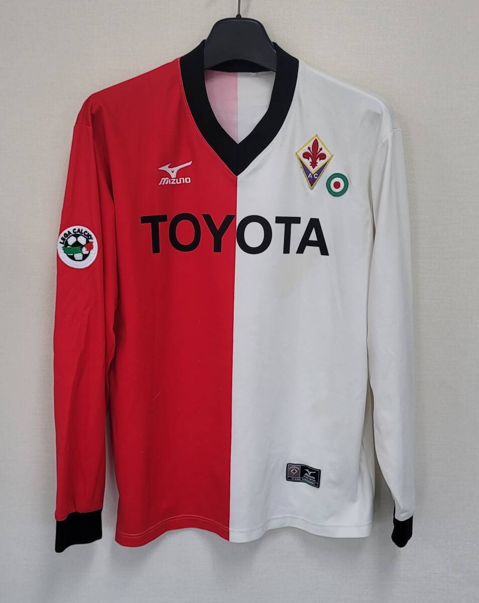 01-02 フィオレンティーナ Fiorentina ACF(H)#90 アドリアーノ mizuno正規 セリエA L拍卖