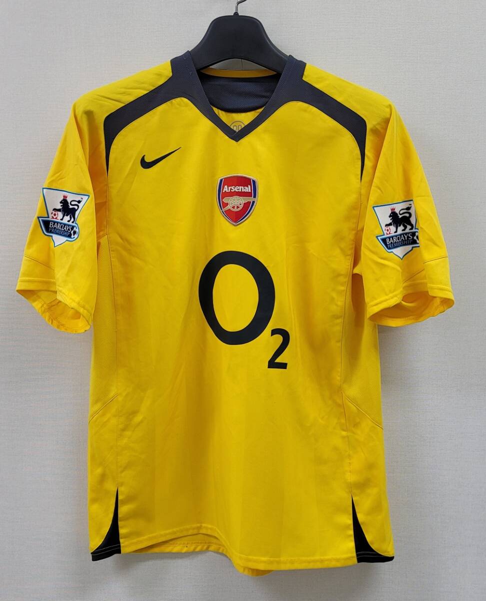 05-06 アーセナル Arsenal AFC(A)#10 ベルカンプ BERGKAMP Nike プレミアリーグ仕様 M拍卖