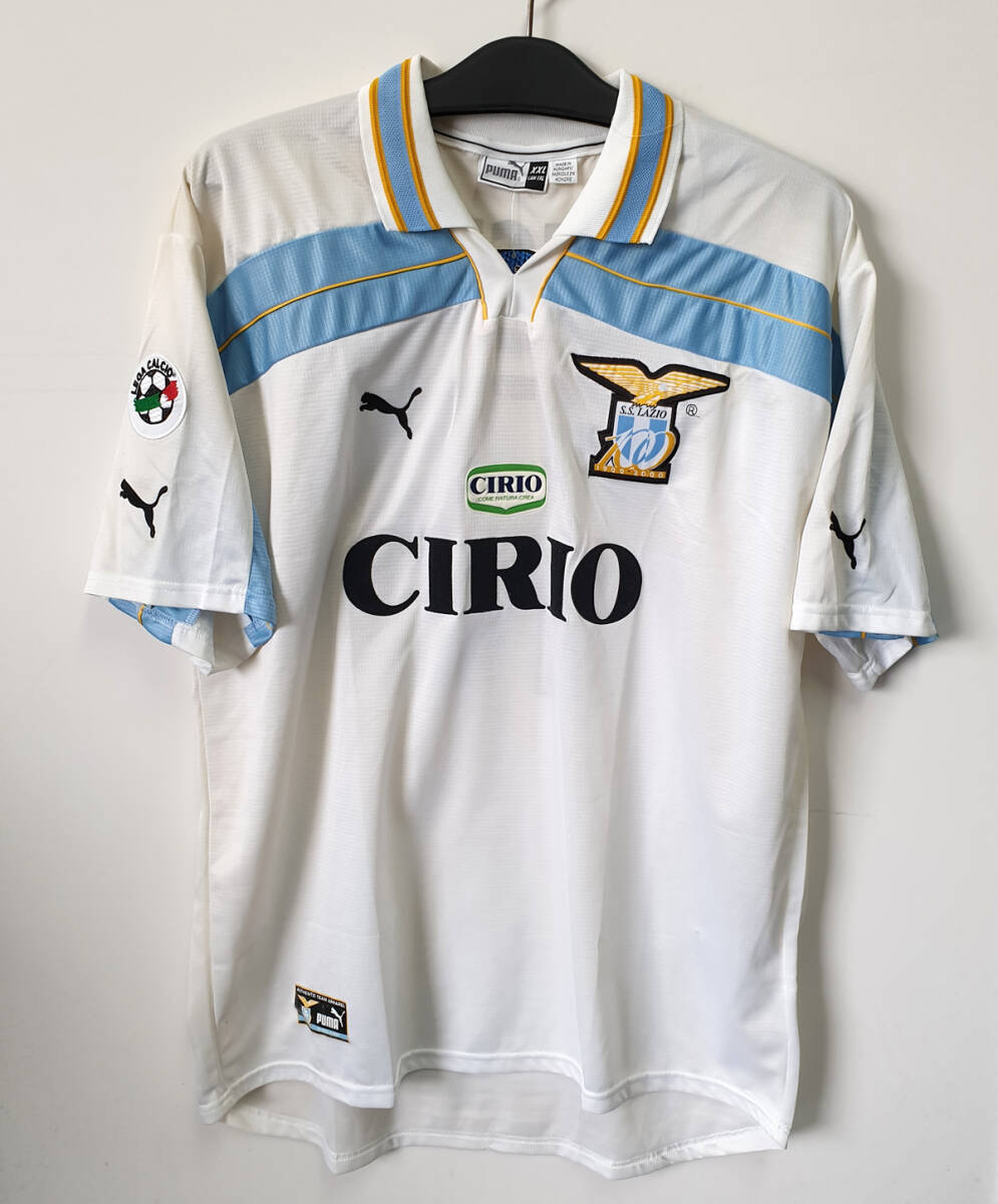 99-00ラツィオ SS Lazio(H)#13 ネスタ NESTA 100th 100周年 Puma正規 セリエA仕様 2XL拍卖