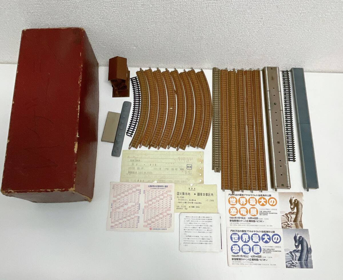 【TOMY トミー tomix 1105-0245-45 Nゲージ 線路まとめて★】レトロ/当時物/昭和58年 特急券/ジャンク品/M78-359拍卖
