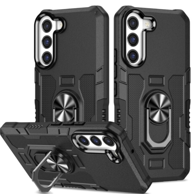 Galaxy S21 5G マグネットホルダー板付き ケース ブラック 黒拍卖