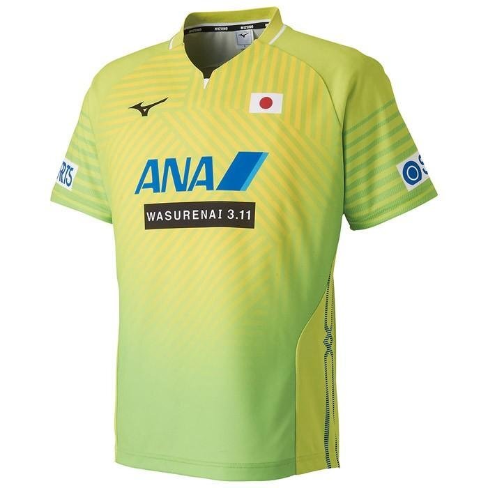 ミズノ 2019年 卓球日本代表モデル レプリカシャツ 82JA9Z0137 XSサイズ拍卖
