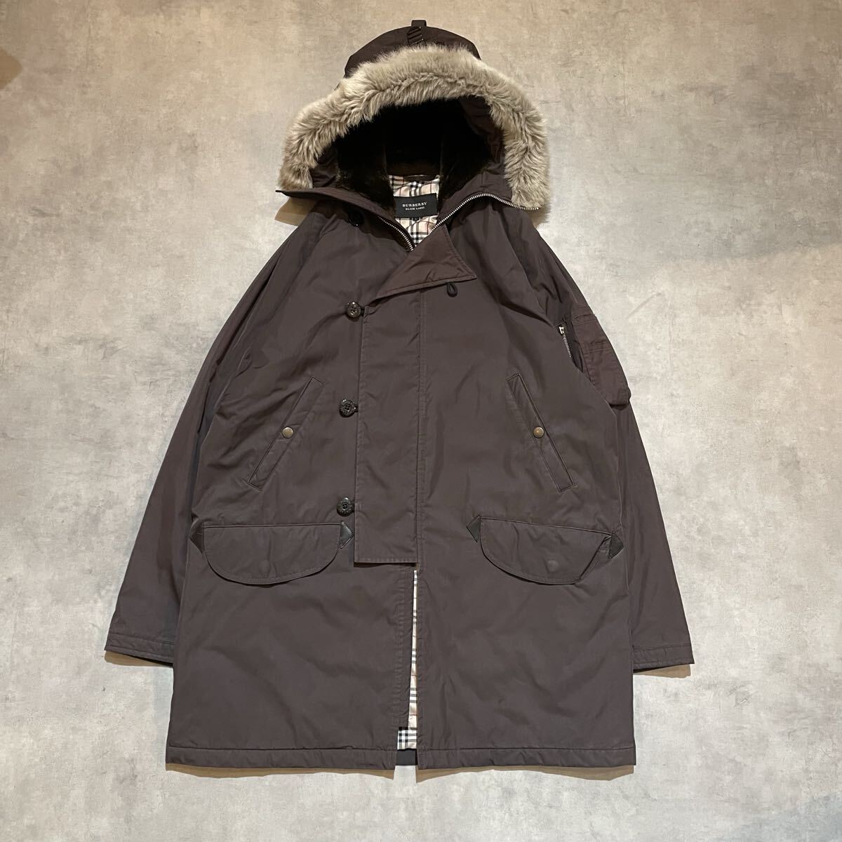 BURBERRY BLACK LABEL バーバリーブラックレーベル N-3B フライトジャケット拍卖