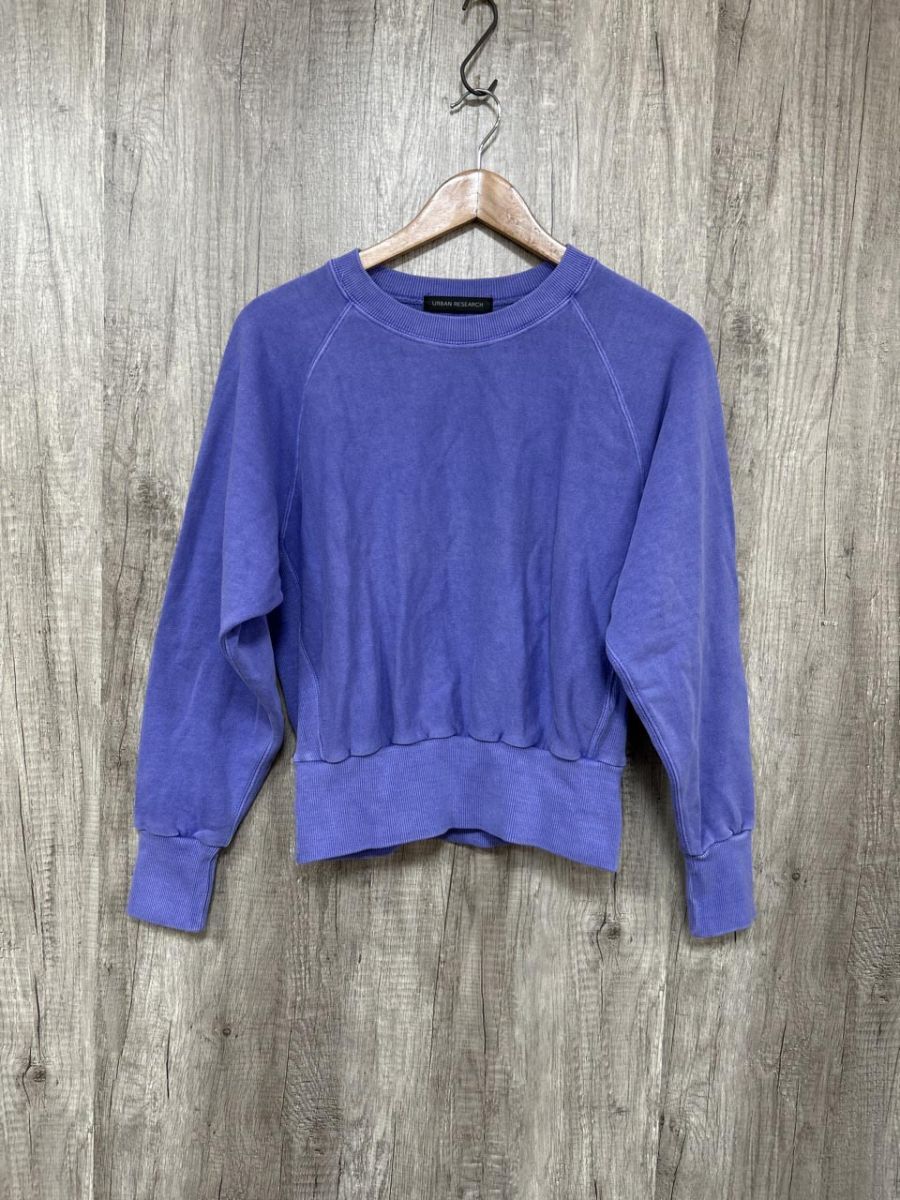 URBAN RESEARCH アーバンリサーチ コットン スウェット sizeF/紫 ◆■ レディース拍卖