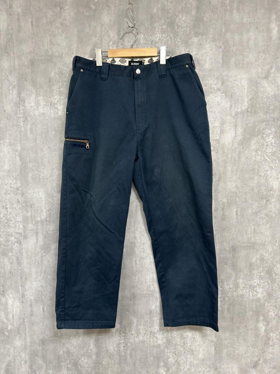 X-LARGE × DICKIES イージー パンツ size36/青 ■■ メンズ拍卖