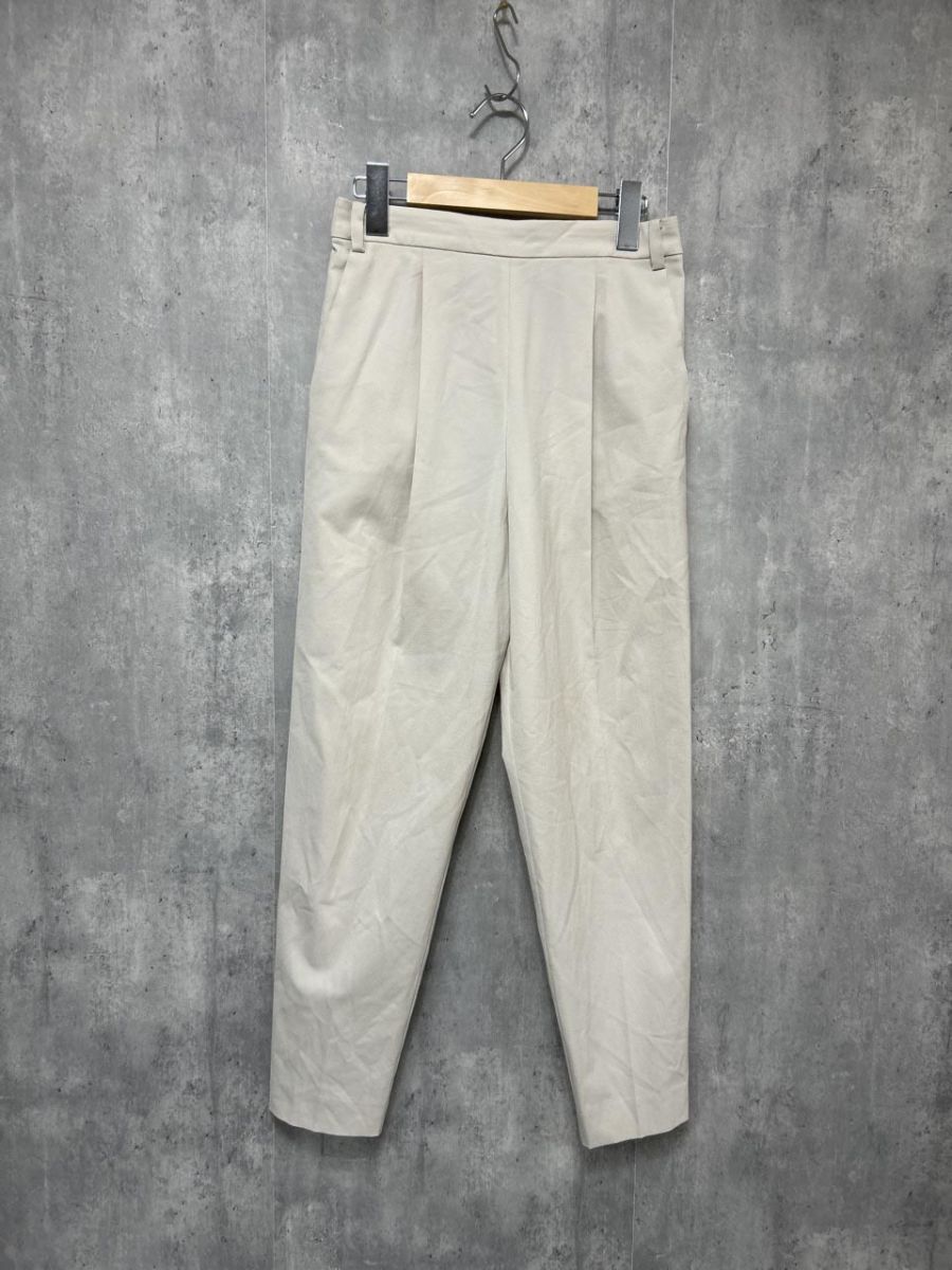 ネコポスOK Spick&Span テーパード パンツ size36/ベージュ ■■ レディース拍卖