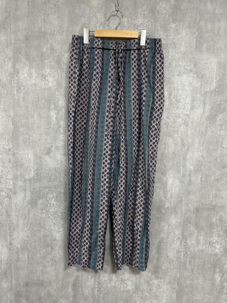 ネコポスOK チャイハネ 花柄 イヌバラ パンツ sizeF/青系 ■◆ レディース拍卖