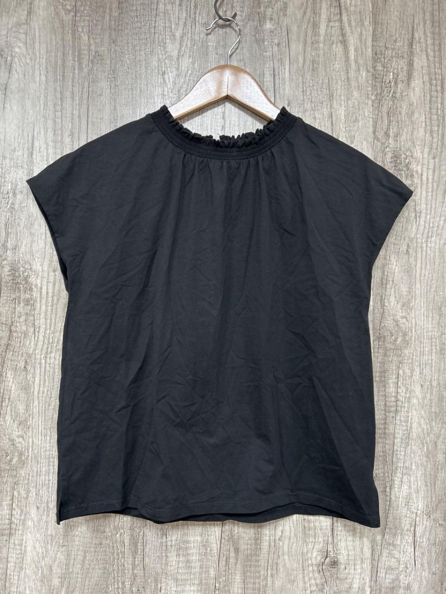 ネコポスOK YECCAVECCA 無地 ノースリーブ Tシャツ sizeF/黒 ■◆ レディース拍卖